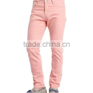 Cheap Price Pink Color Latest Pants Style Long Man Trousers thumbnail-1