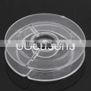 Acrylic Spools for Beading Wire Thread String Transparent 50mm thumbnail-1