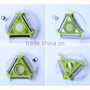 Multifunctional 3 in 1 Kitchen Peeler Grater Slicer Cooking Tools Vegetable Potato Peeler Zester Cutter Rotatable Utensil KC1072 thumbnail-5