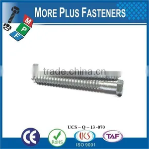 Made in Taiwan Stainless Steel Lag Screw Wood Screw Hex Lag Bolt thumbnail-2