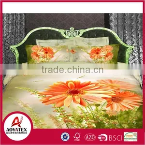 2016new Style 13372 60*40s Reactive Printed 3D Rose Deisgn Bedding Set thumbnail-6