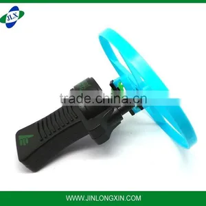 Plastic Promotional Lowre Price Pull Line Back Flying Disk Toy thumbnail-1