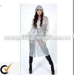 Promotional Transparent Adult Raincoat Poncho thumbnail-1