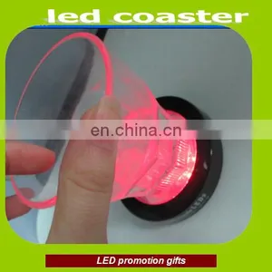Good Quality Led Bottle Coaster Led Flashing Coaster thumbnail-1