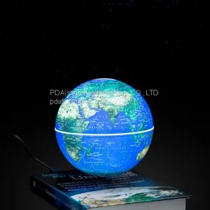 6 Inch Book Base Abs Magnetic Floating Globe thumbnail-3