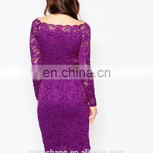 Wholesale Maternity Wear Lace Bodycon Dress For Pregnant Women thumbnail-2