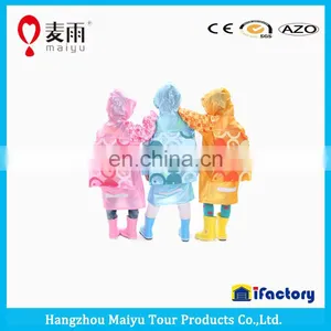 Maiyu 2015 Cute Kids/children Polyester Raincoats thumbnail-4