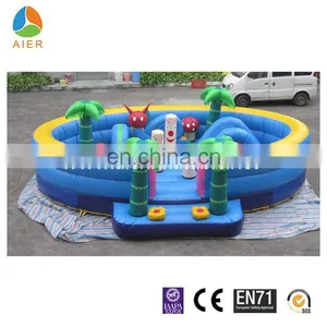 Factory Price Jungle Inflatable Funland,inflatable Kids Playground thumbnail-1