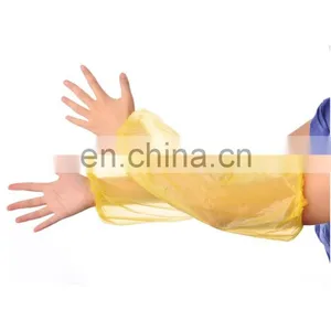 Disposable Colorful PE Arm Sleeves Waterproof Oversleeves thumbnail-1