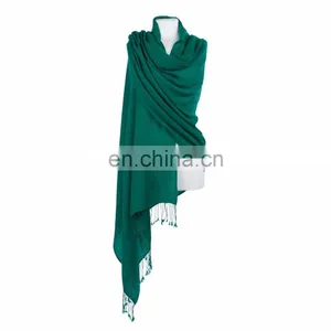 Pashmina Orange From India Winter Printed Scarf thumbnail-1