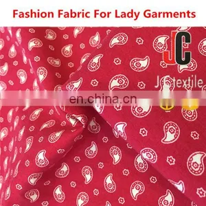 JC-M31242 Rayon Stretch Knit Bengaline Fabric Printed Border Design Fabric 100% Rayon Stretch thumbnail-2