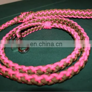 Paracord Braided Dog Leash Braided Rope Leash Dog Leash Leather thumbnail-1