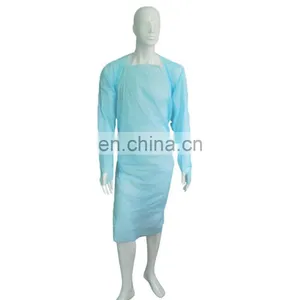 PP+PE Isolation Gown With Thumb Loop thumbnail-2