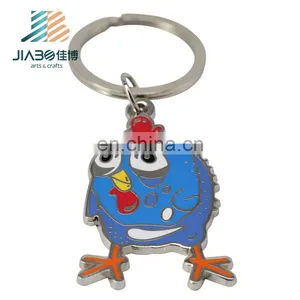 Custom Design Hard Enamel Birds Logos Shape Wholesale Harm Enamel Keychain thumbnail-3