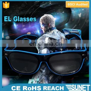New Products 2017 Printing Logo Led Lights Party Glasses thumbnail-1