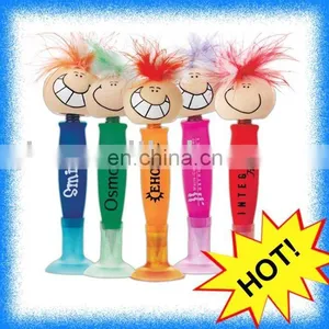 Novelty Funny Bobble Head Promotion Gift Pen thumbnail-1
