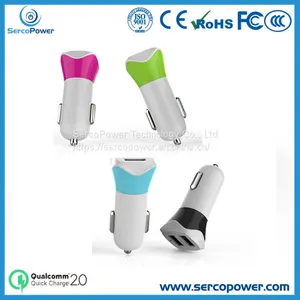 Оптовая продажа автомобильного зарядного устройства с двумя USB-портами thumbnail-4
