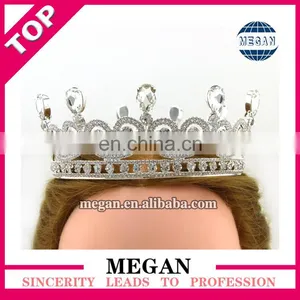 High Quality Rhinestone Crown Wedding Cake Topper Wedding Crown thumbnail-6