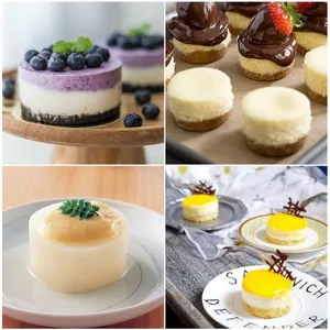 Free Sample Food Grade Heat Resistant Nontoxic Silicone Cake Mold Baking Mousse Pudding Mold Tool 5holes thumbnail-5