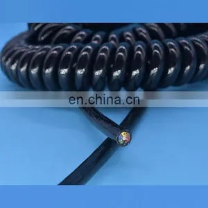 Trailer Spiral Cable 6 Cores Spiral Extension Cable Cnc Coiled Cable thumbnail-1