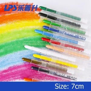Wholesale Multicolor Twist Oil Silky Crayons Pen Set thumbnail-4