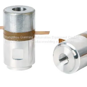 25Khz 700W Mini High Power Ultrasonic Transducer With 2pcs Ceramic Rings 50mm thumbnail-1