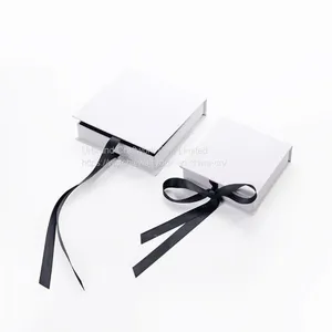 Factory Wholesale Customization Pearl Necklace Jewelry Box Jewelry Ring Necklace and Bracelet Packaging Box thumbnail-4