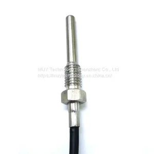 PT1000 Pt100 Temperature Transmitter Probe Class A RTD Temperature Sensor Stainless Steel 2 Wire Waterproof M6 M8 Thread thumbnail-3