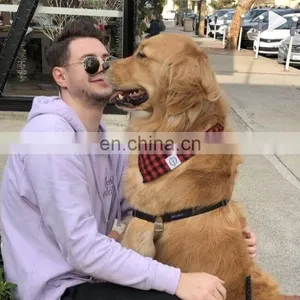 Custom Design Dog Bandanas Washable Triangle Bibs Scarfs Cotton Plaid Printing Kerchief for Dogs and Cats thumbnail-6