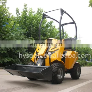 Electric Mini Articulated Wheel Loader thumbnail-1