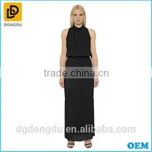 Factory Wholesale OEM Design Summer Ladies Formal Maxi Rayon Dress 2016 thumbnail-1