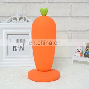 Hot Sale Cute Carrot Shape Eye-protection Lighting Led Lamps for Children Bedside thumbnail-1
