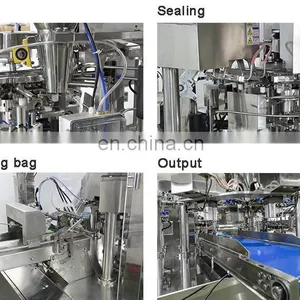 Automatic Stand Up Zipper Pouch Tobacco Packaging Machine thumbnail-3