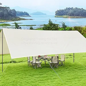 Durable Camping Tent Tarp Protect From Rain Sun thumbnail-3