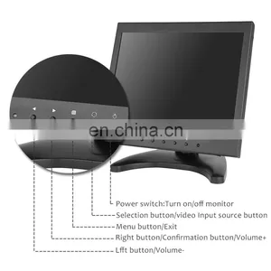9.7 Inch Metal Housing IPS LCD Capacitive Touch Screen Industrial CCTV Monitor thumbnail-4