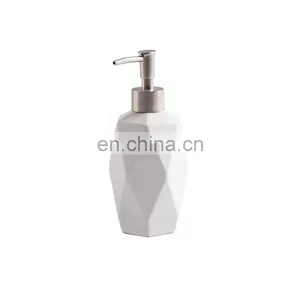 Custom Logo Luxury Empty Lotion Hotel Design Eco Friendly Reusable Printed Hotel Ceramic Hair Shampoo Pump Shower Gel Bottles thumbnail-5