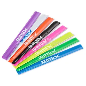 Custom Imprinted Reflective Slap Wrisbtands With Logo thumbnail-1