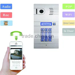 Home Automation New Arrival WIFI Ip Video Door Phone With IOS/Android App for Remote Controlling thumbnail-1