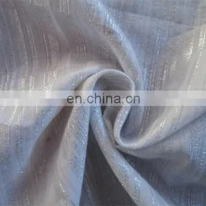Bulk Stock Wholesale Price Cotton Poplin Sliver Lurex Shirting Fabric thumbnail-2