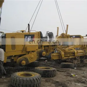 USA Original CAT 12H Motor Grader Loading, Caterpillar 12H Load to Nigeria, Loading Service for CAT 12H thumbnail-4