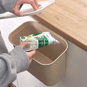 Plastic Hanging Trash Can Waste Bin for Cupboard Recycling Garbage Container thumbnail-2
