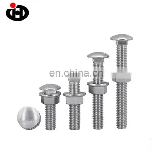 Hot Sale JINGHONG Square Hole Carriage Bolt With Nut Washer thumbnail-1