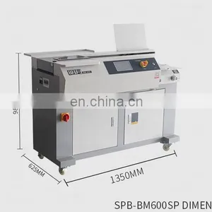 BM600SP for 320 mm Paper Binding Machine That 2022 Perfect Binder Hot Melt With High Binding Speed for Book thumbnail-3