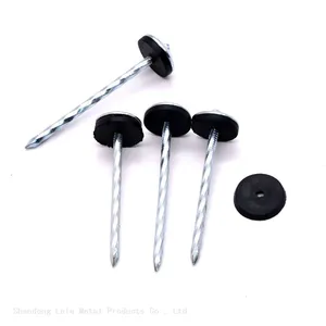 Galvanized Umbrella Head Roof Nails Umbrella Type Roofing Nail Umbrella Head Roofing Nail thumbnail-2