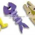 Good Appearance Rubber Molded Fish Shaped Wire Keeper thumbnail-1