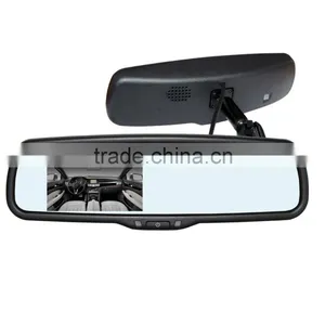 Classical Special Bracket Digital 4.3 Inch Car Reverse Lcd Mirror Monitor thumbnail-1