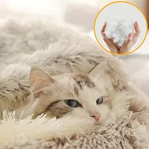 Winter Soft Warm Semi-Enclosed Cat Litter Dog Bed House Indoor Cozy Comfy Pet Cat Bed thumbnail-1