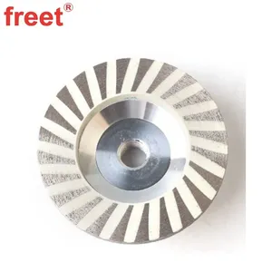 100mm Resin Filled Diamond Turbo Cup Wheels Aluminum Backer for Grinding Concrete thumbnail-1