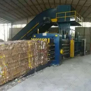 Straw PET Bottles Compactor Baler Machine Waste Paper Carpet Baler Plastic Bottle Baler Machine thumbnail-1