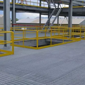 Welded Steel Bar Grating Hot Dip Galvanized High Load Bearing for Construction and Bridge thumbnail-2
